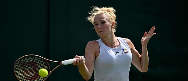 Tenis, WTA, Kateřina Siniaková během Wimbledonu, Londýn