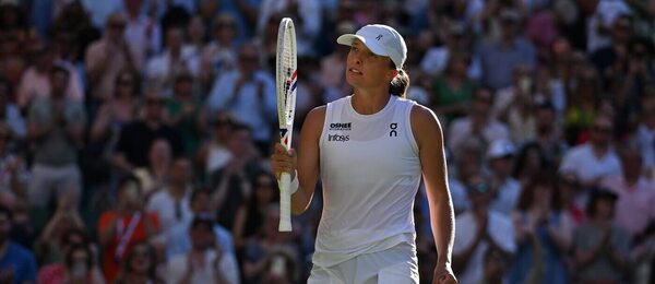 Tenis, WTA, Iga Swiatek během semifinále Wimbledonu, All England Club, Londýn, grandslam