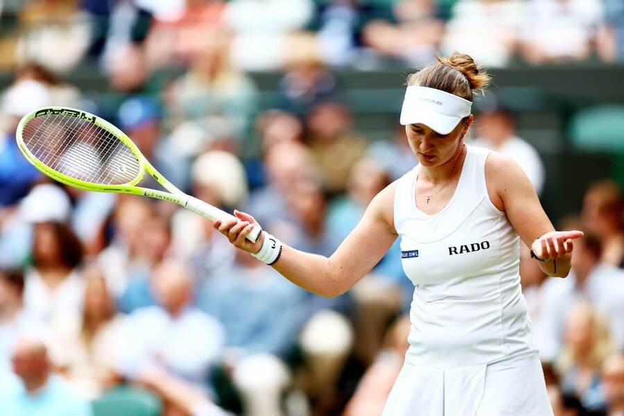 Tenis, WTA, Barbora Krejčíková během Wimbledonu, grandslam, Londýn