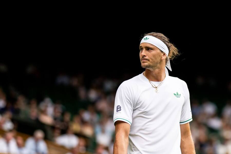 Tenis, ATP, Alexander Zverev během Wimbledonu, All England Club, grandslam