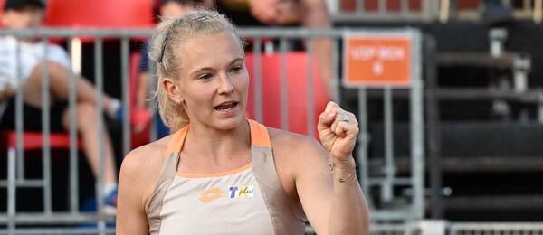 Tenis, WTA, Kateřina Siniaková během turnaje v Praze, Prague Open