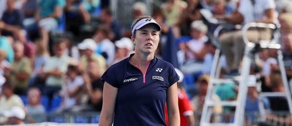 Tenis, WTA, Linda Nosková během turnaje Livesport Prague Open, Sparta, Stromovka