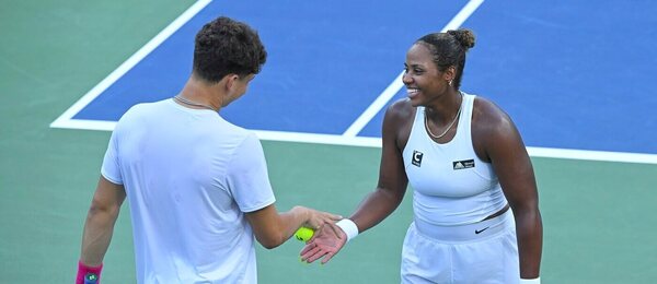 Tenis, grandslam US Open, mix Ben Shelton a Taylor Townsend ve Flushing Meadows