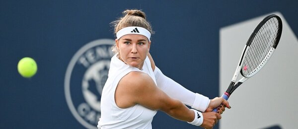Tenis, WTA, Karolína Muchová na turnaji v Montrealu, zápas proti Bencic