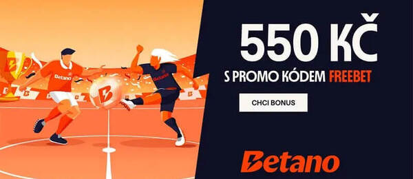 Získejte vstupní bonus 550 Kč s kódem FREEBET