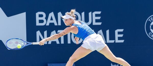 Markéta Vondroušová na turnaji Canadian Open v Montrealu 2025