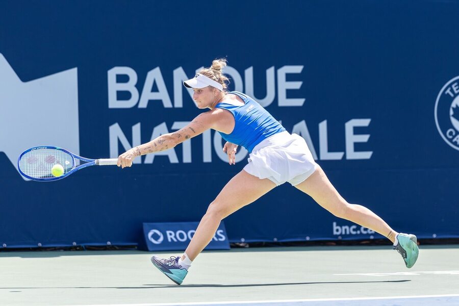 Markéta Vondroušová na turnaji Canadian Open v Montrealu 2025