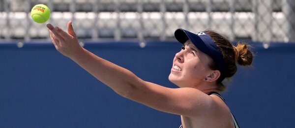 Tenistka Linda Nosková v zápase WTA 1000 Montreal v Kanadě, dnes Nosková hraje 2. kolo v Cincinnati.