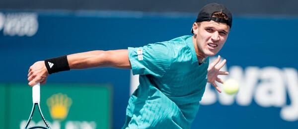 Tenis, ATP, Jakub Menšík během turnaje Masters v Kanadě, Toronto