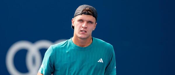 Tenis, ATP, Jakub Menšík během 2. kola turnaje v Torontu, National Bank Open