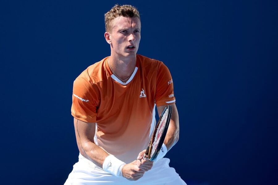 Jiří Lehečka na turnaji v Cincinnati 2025