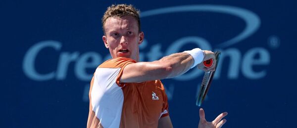 Tenis, ATP, Jiří Lehečka na turnaji v Cincinnati, zápas proti Boyerovi