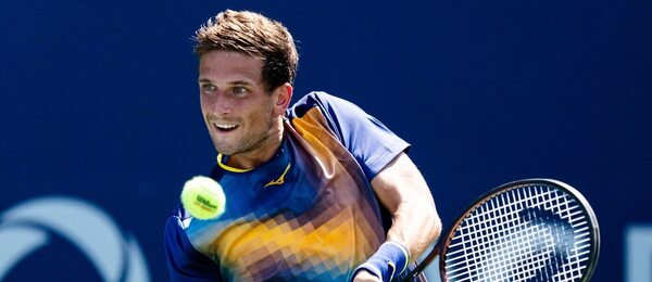 Tenis, ATP, Vít Kopřiva během turnaje v Torontu, zápas s Yunchaokete Bu