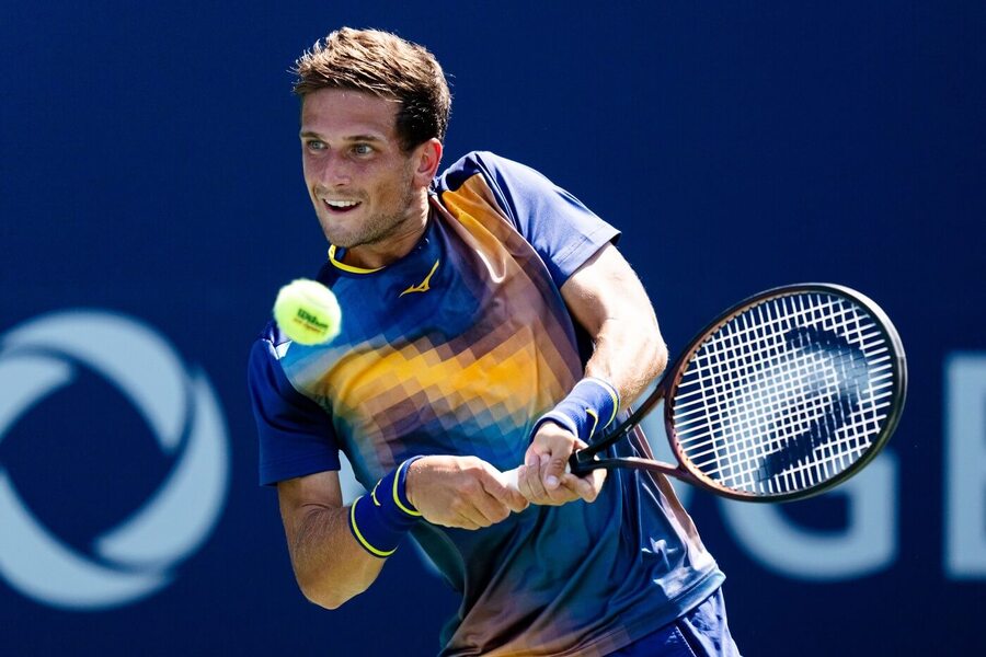 Tenis, ATP, Vít Kopřiva během turnaje v Torontu, zápas s Yunchaokete Bu