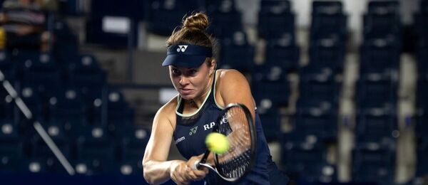 Tenis, WTA, Linda Nosková během turnaje v Monterrey, Mexiko