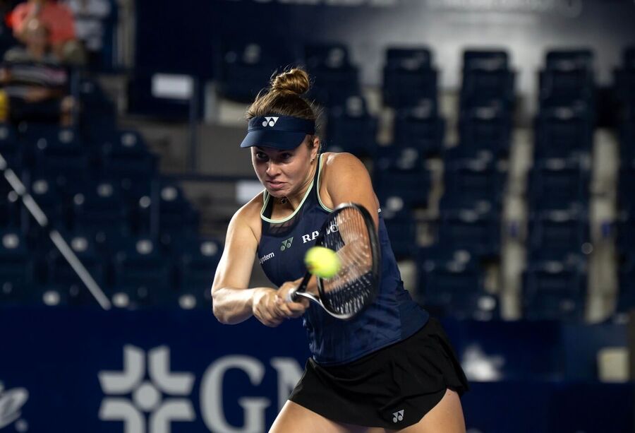 Tenis, WTA, Linda Nosková během turnaje v Monterrey, Mexiko
