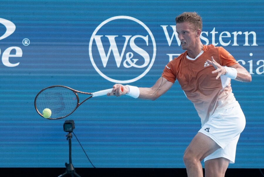 Tenis, ATP, JiříLehečka na turnaji v Cincinnati, Ohio