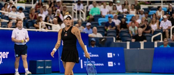 Markéta Vondroušová na turnaji v Cincinnati 2025