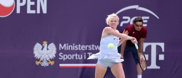 Kateřina Siniaková na turnaji ve Varšavě 2025