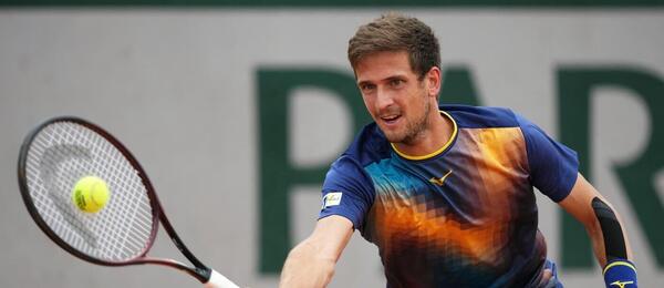Tenis, ATP, Vít Kopřiva během Roland Garros, zápas proti Altmaierovi