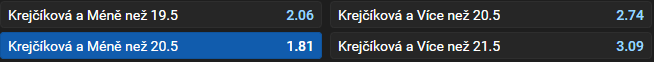 Krejčíková vs. Uchijima - US Open 2025 (2. kolo)