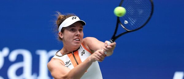 Tenis, WTA, Linda Nosková během zápasu 1. kola na US Open 2025 proti Gálfi z Maďarska