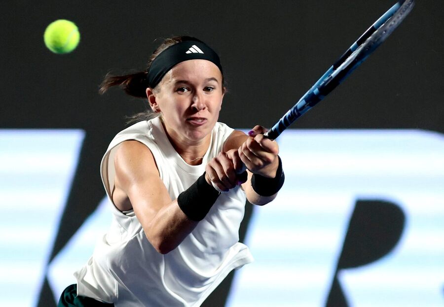 Tenis, WTA, Nikola Bartunkova na turnaji WAT 500 Guadalajara, Mexiko