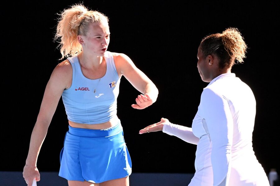 Tenis, WTA, Kateřina Siniaková s Taylor Townsendovou na Australian Open