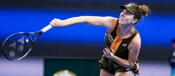 Linda Nosková ve vítězném 3. kole WTA China Open v Pekingu, dnes ji v osmifinále vyzve Anastasia Potapova