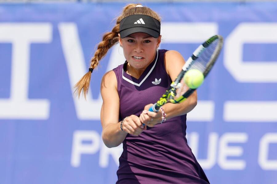 Tenis, juniorka Jana Kovačková na turnaji WTA Livesport Prague Open