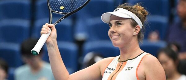 Linda Nosková po postupu do semifinále WTA 1000 China Open v Pekingu, kde ji dnes vyzve Jessica Pegula.