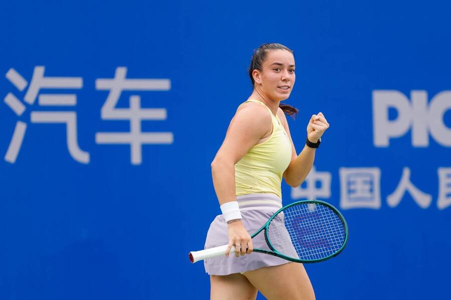 Tenis, WTA, Tereza Valentová na turnaji ve Wuhanu, Čína