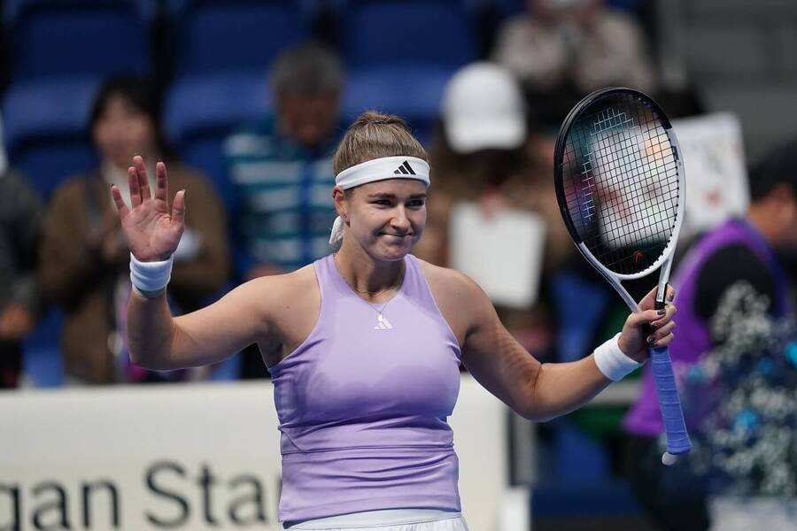 Tenis, WTA, Karolína Muchová na turnaji v Tokiu, osmifinálový zápas
