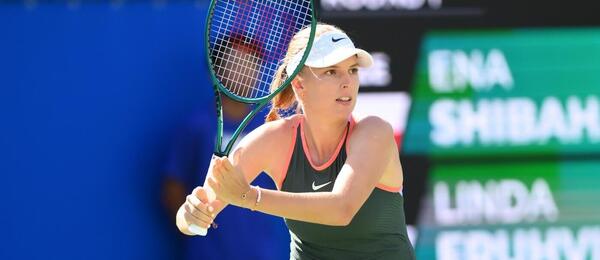 Tenis, WTA, Linda Fruhvirtová na turnaji v japonské Osace