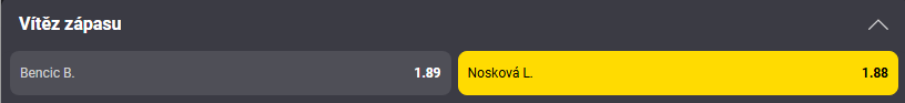 Nosková vs. Bencic - WTA Tokio 2025 (finále) Nosková vs. Bencic - WTA Tokio 2025 (finále)
