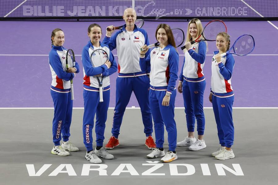 Český výběr pro baráž BJK Cupu ve Varaždinu