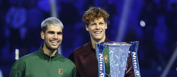 Tenis, ATP, Carlos Alcaraz a Jannik Sinner po finále Turnaje mistrů v Turíně