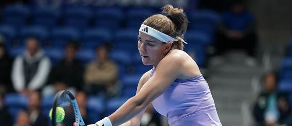 Karolína Muchová na turnaji v Tokiu 2025