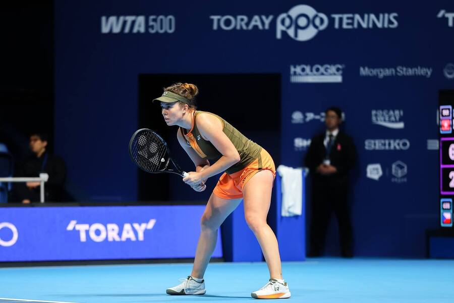 Linda Nosková na turnaji v&nbsp;Tokiu 2025