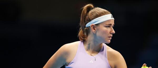 Karolína Muchová na turnaji v Tokiu 2025