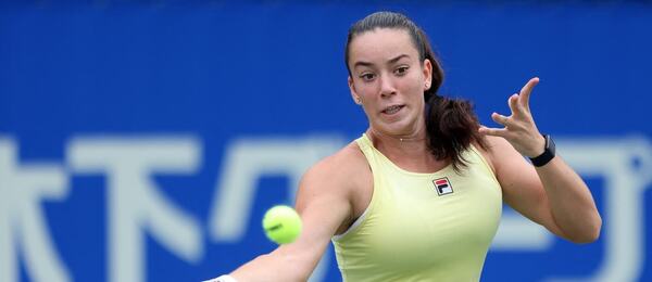 Tereza Valentová na turnaji v Osace 2025