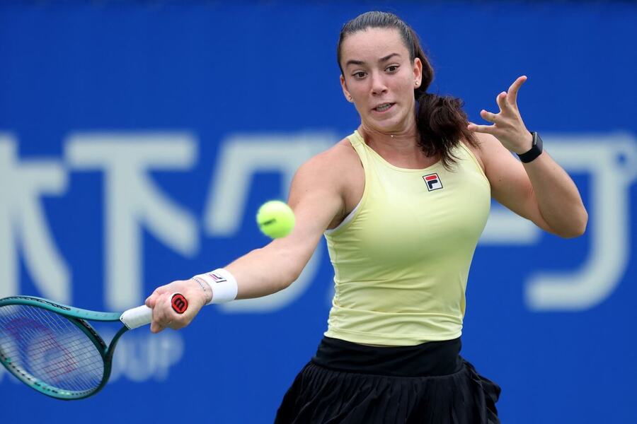 Tereza Valentová na turnaji v&nbsp;Osace 2025