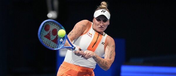 Markéta Vondroušová v akci