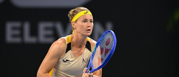 Marie Bouzková na turnaji v Brisbane 2026