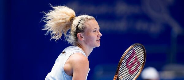 Kateřina Siniaková na turnaji ve Wuhanu 2025