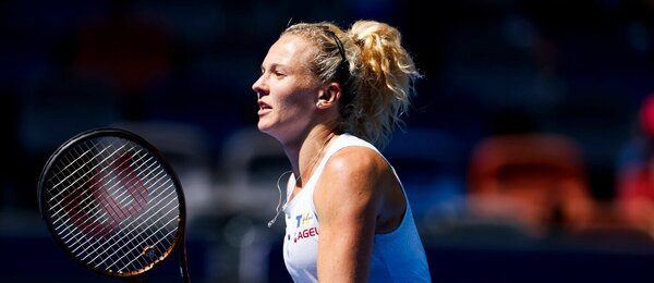 Kateřina Siniaková na turnaji ve Wuhanu 2025