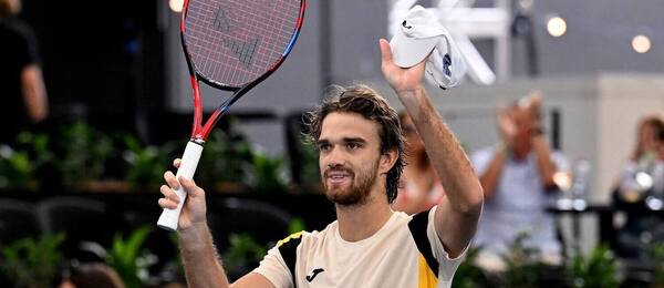 Český tenista Tomáš Macháč na turnaji ATP 250 Adelaide