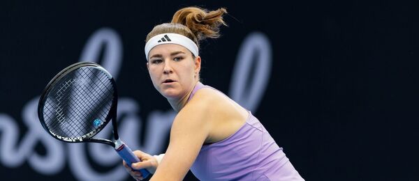 Karolína Muchová na turnaji v Brisbane 2026
