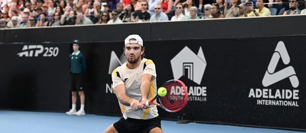 Tomáš Macháč na turnaji v Adelaide 2026
