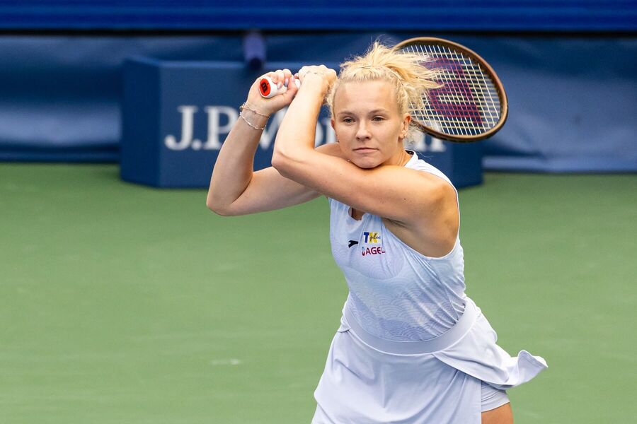 Kateřina Siniaková během US Open 2025